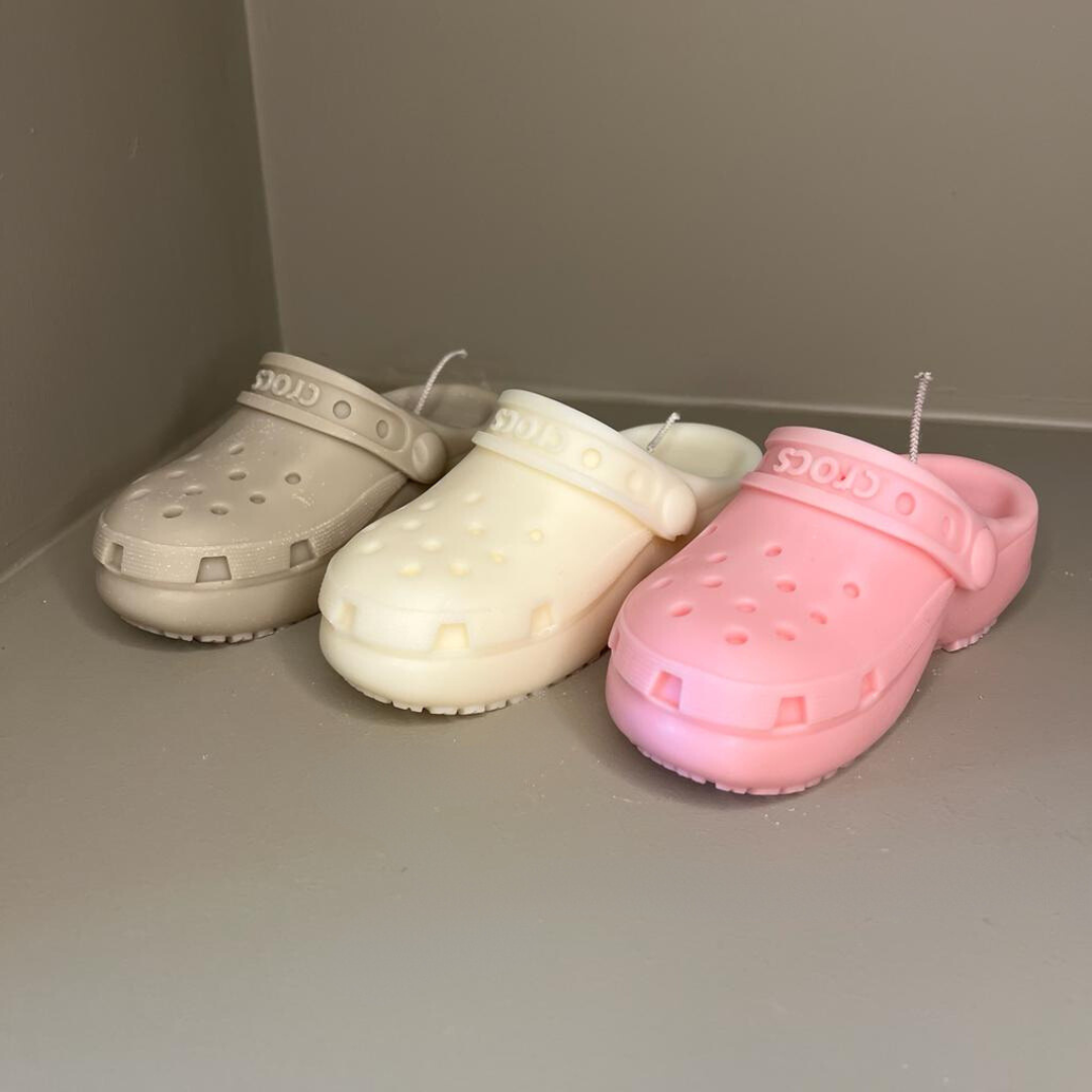 Croc Clog Soy Scented Candle - Nude Flame Candles