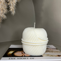 Short Wick and Wool Scented Soy Candle - Nude Flame Candles
