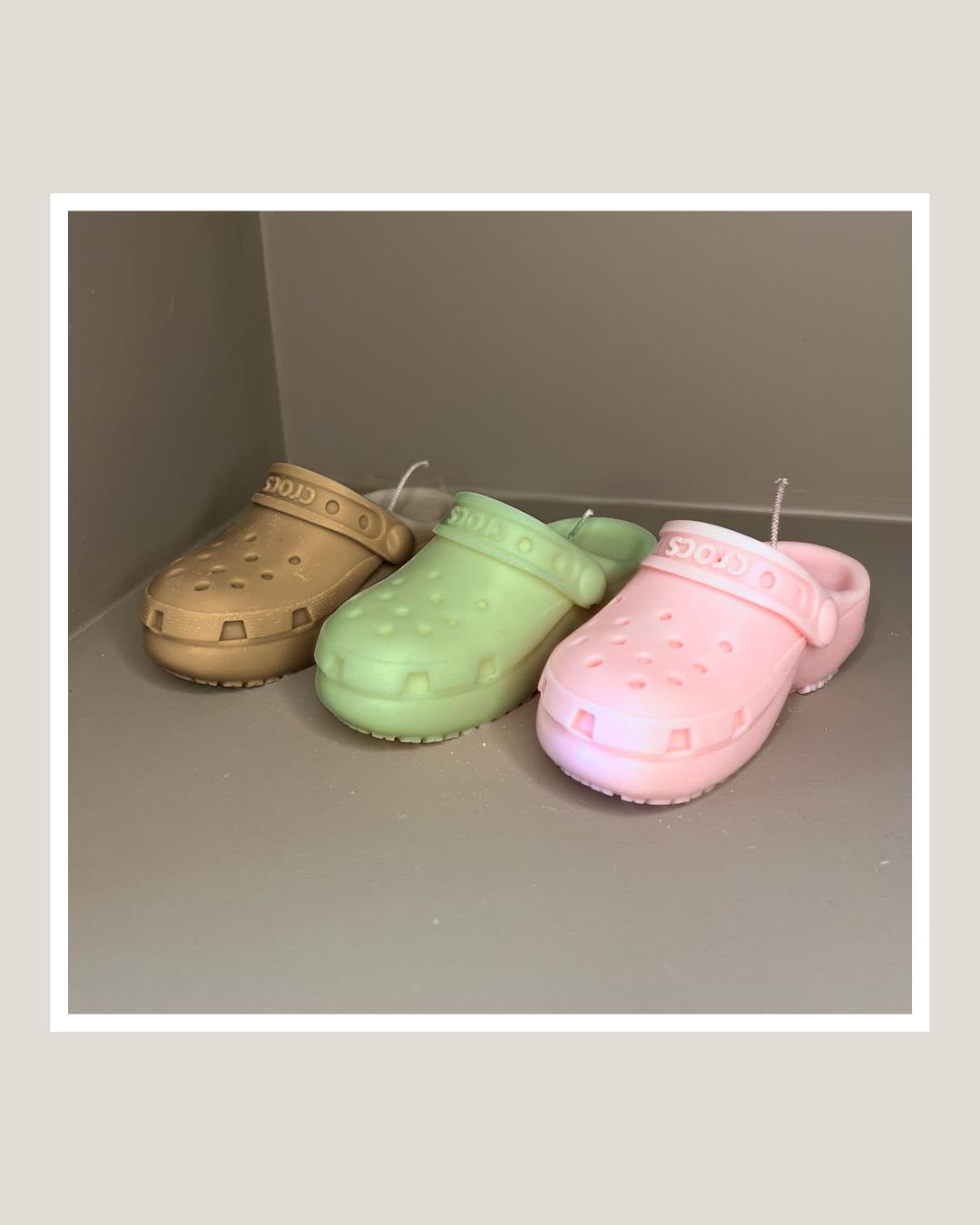 Croc Clog Soy Scented Candle - Nude Flame Candles