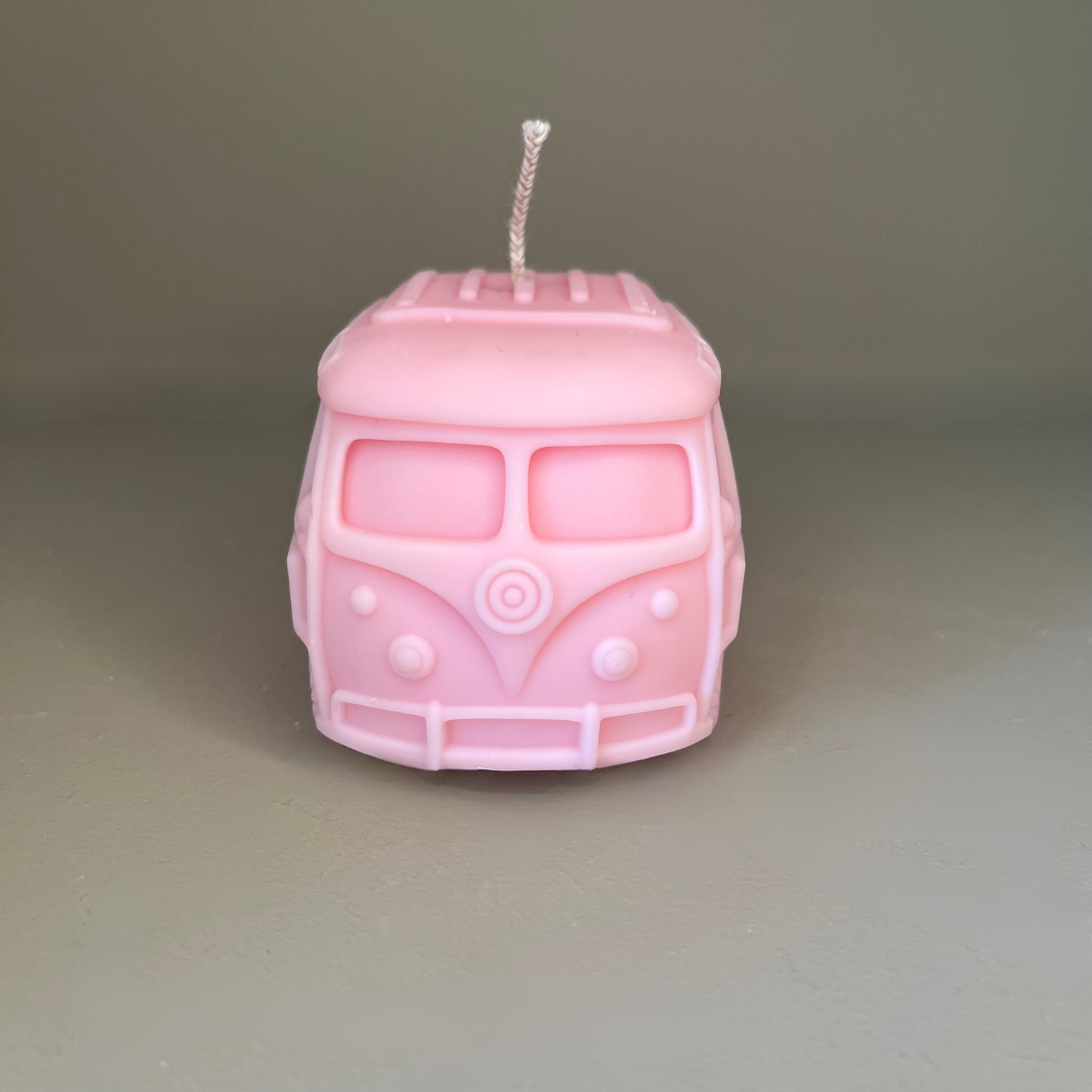 Campervan VW Inspired Soy Scented Candle - Nude Flame Candles