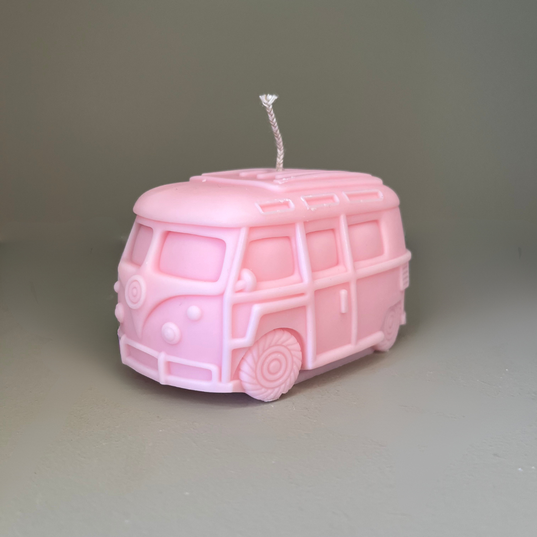 Campervan VW Inspired Soy Scented Candle - Nude Flame Candles