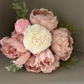 Peony 8cm Scented Soy Candle - Nude Flame Candles