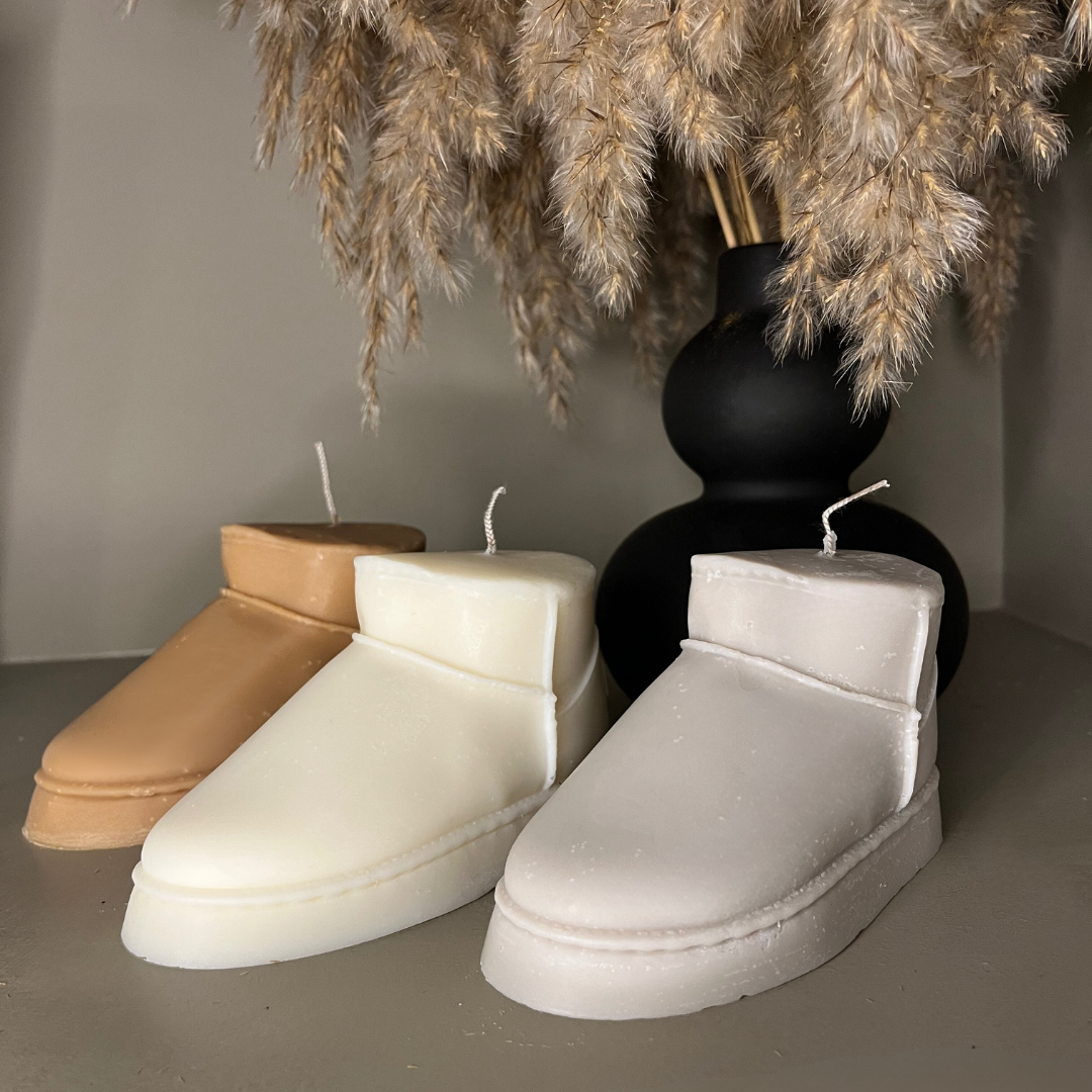 Ugg Boot Soy Scented Candle - Nude Flame Candles