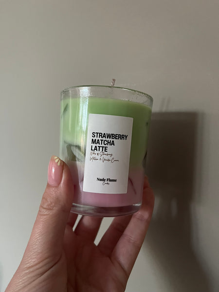 Strawberry Matcha Latte Candle 30cl