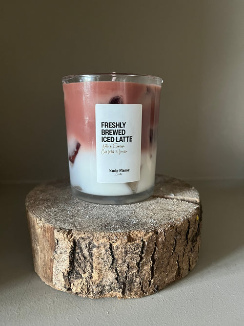 Freshly Brewed Iced Latte Candle 30cl - Nude Flame Candles