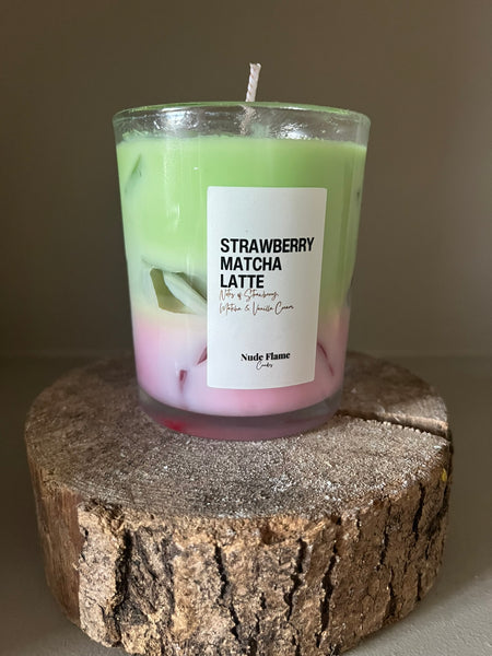 Strawberry Matcha Latte Candle 30cl