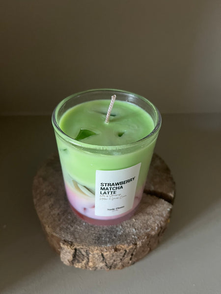 Strawberry Matcha Latte Candle 30cl