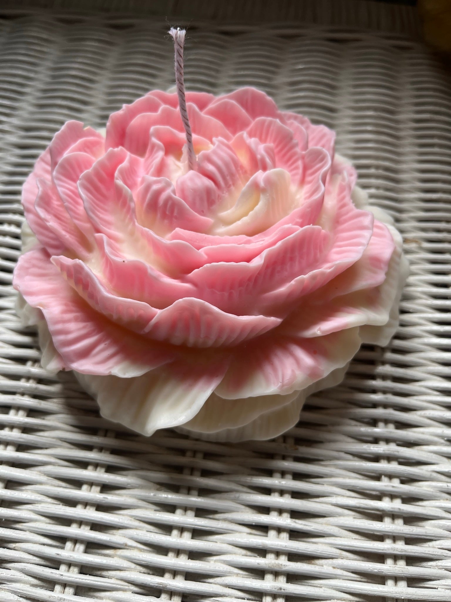 Peony 8cm Scented Soy Candle - Nude Flame Candles