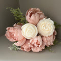 Peony Rose Bundle Scented Soy Candles - Nude Flame Candles