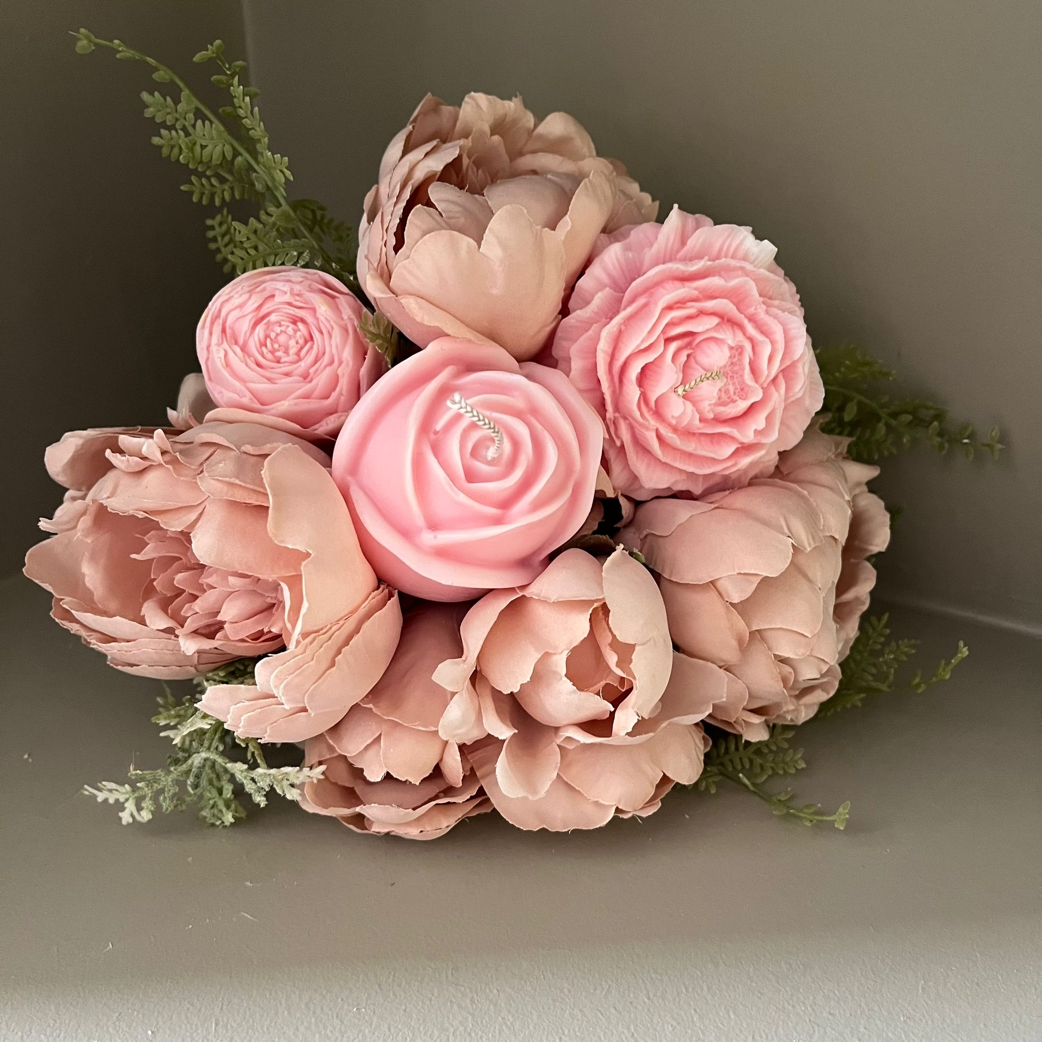 Peony Rose Bundle Scented Soy Candles - Nude Flame Candles