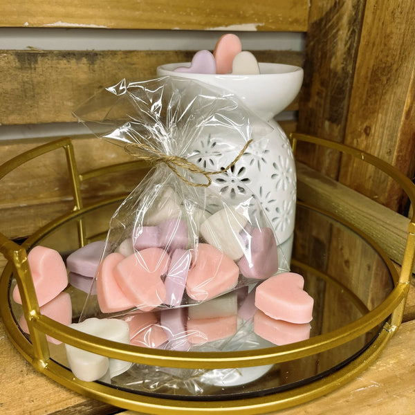 Luxury Love Heart Vegan Wax Melts Scent Inspired Jo Malone Hermes Dior Tom Ford 85g - Nude Flame Candles