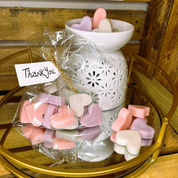 Luxury Love Heart Vegan Wax Melts Scent Inspired Jo Malone Hermes Dior Tom Ford 85g - Nude Flame Candles