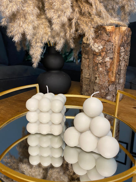 Bubble Cone Scented Soy Candle - Nude Flame Candles