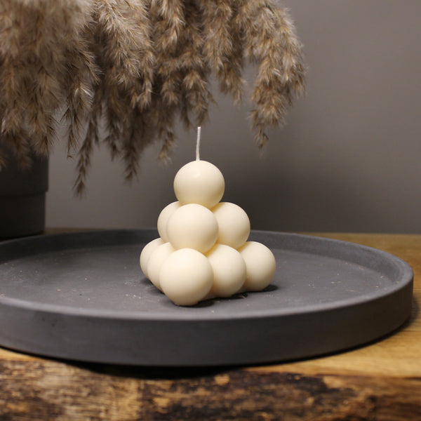 Bubble Cone Scented Soy Candle - Nude Flame Candles
