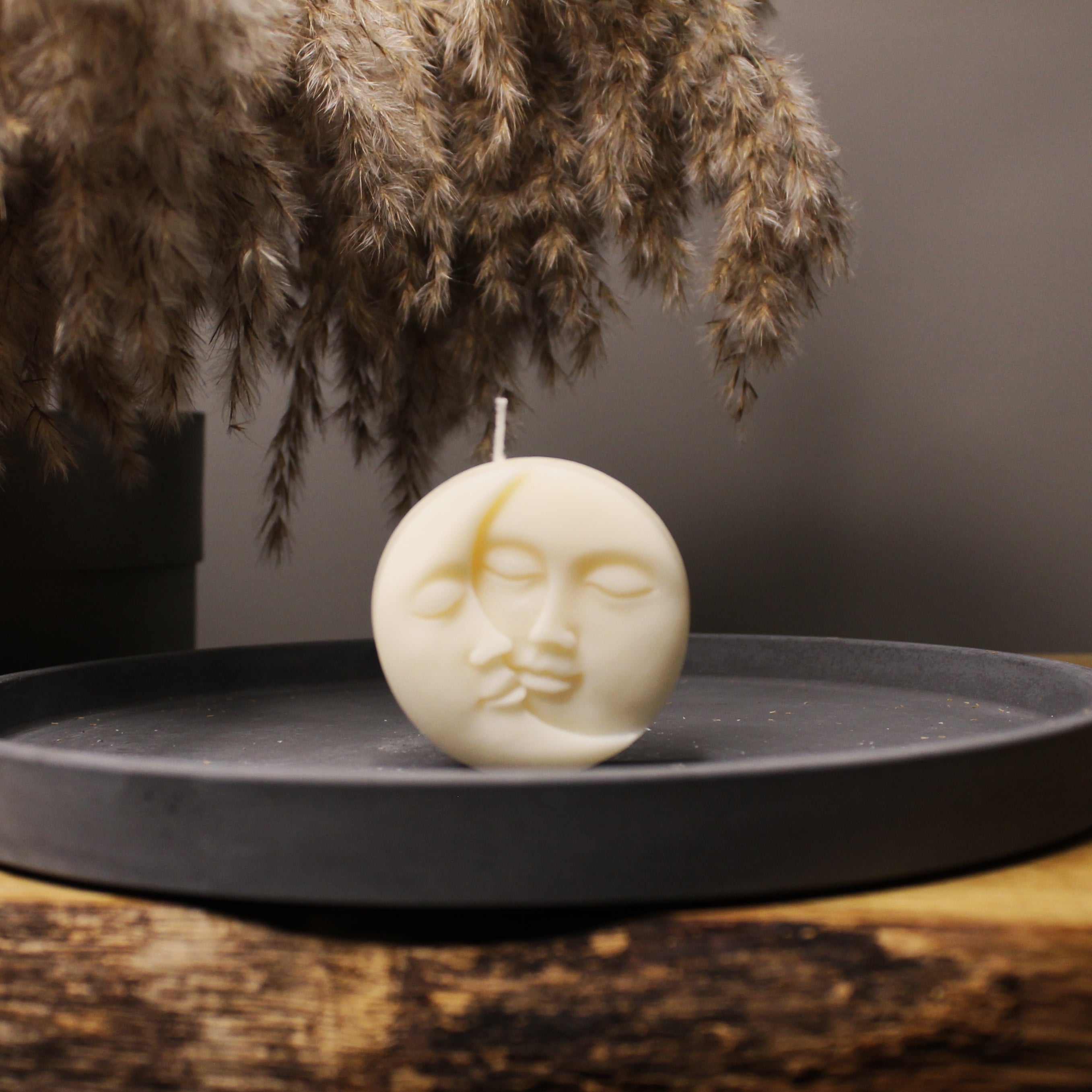 Moonie Soy Scented Candle 8cm - Nude Flame Candles