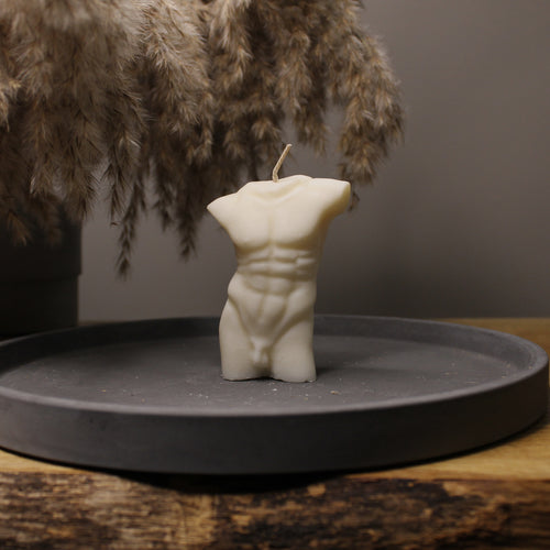 Christian Naked Male Scented Soy Candle 11cm - Nude Flame Candles