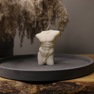 Christian Naked Male Scented Soy Candle 11cm - Nude Flame Candles