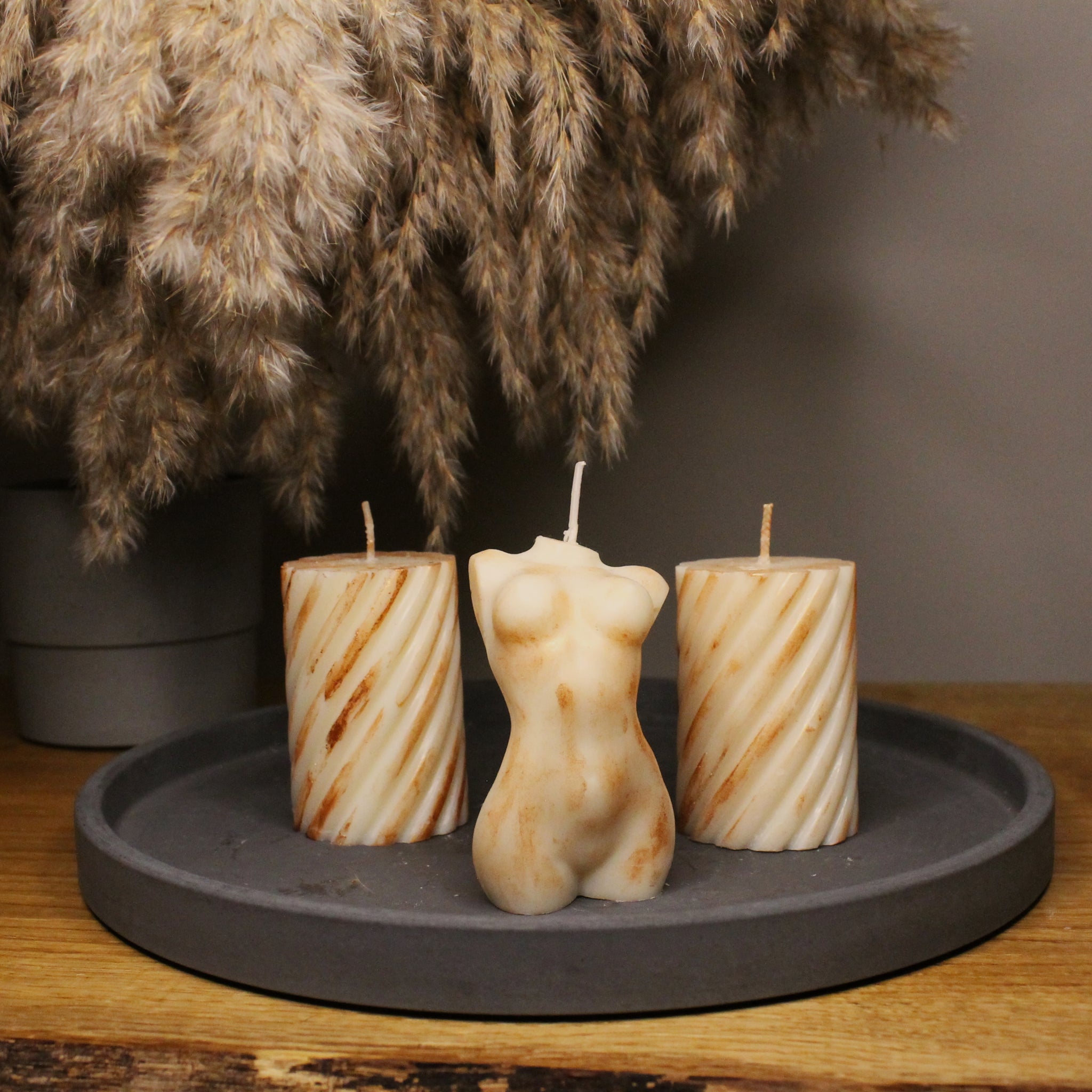 Luxury Copper Marble Bundle - Nude Flame Candles
