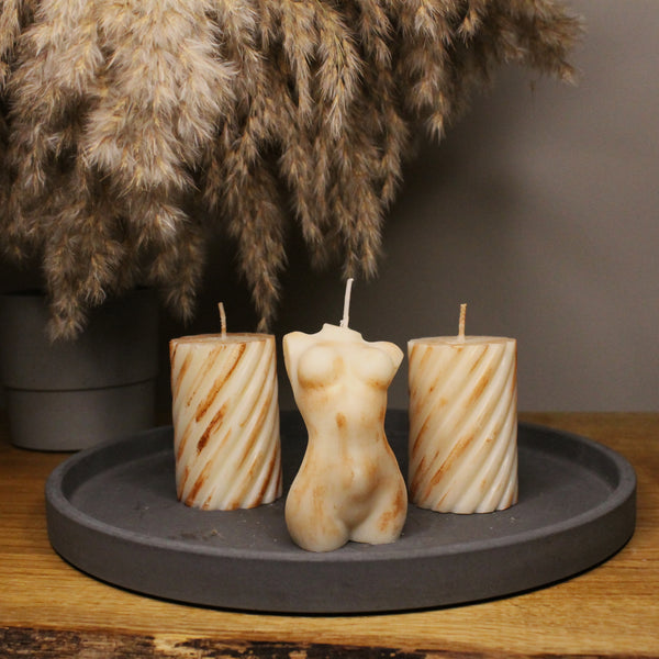 Luxury Copper Marble Bundle - Nude Flame Candles