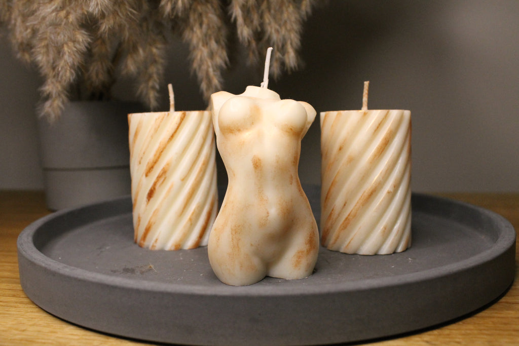 Luxury Copper Marble Bundle - Nude Flame Candles