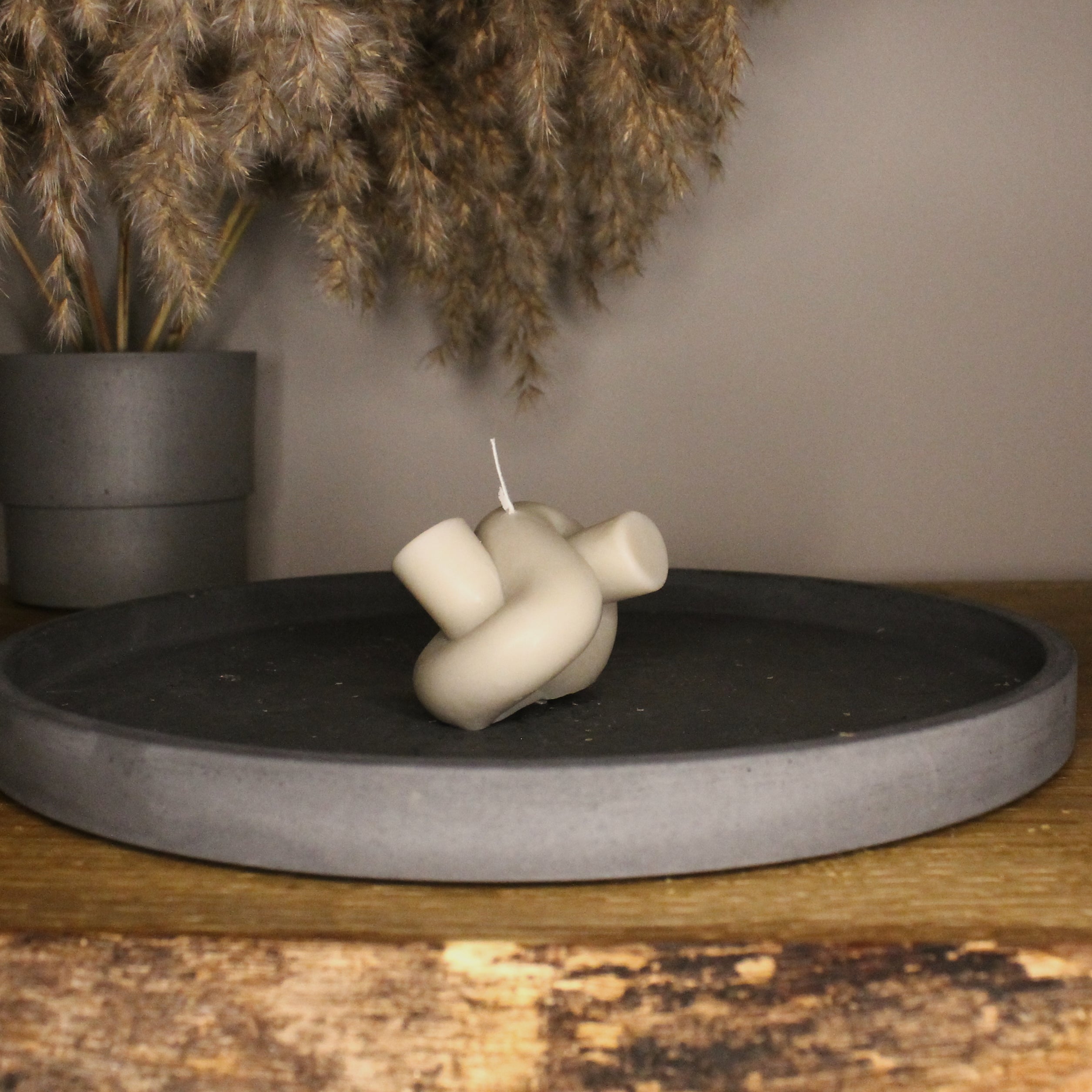 Stone Twisted Knot Side View