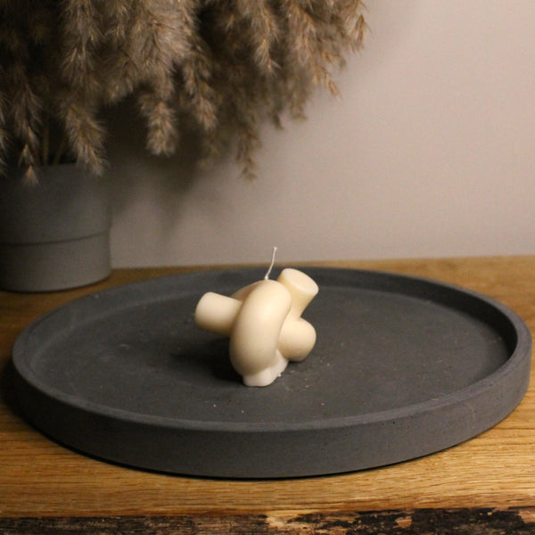 Cream Twisted Knot Side view