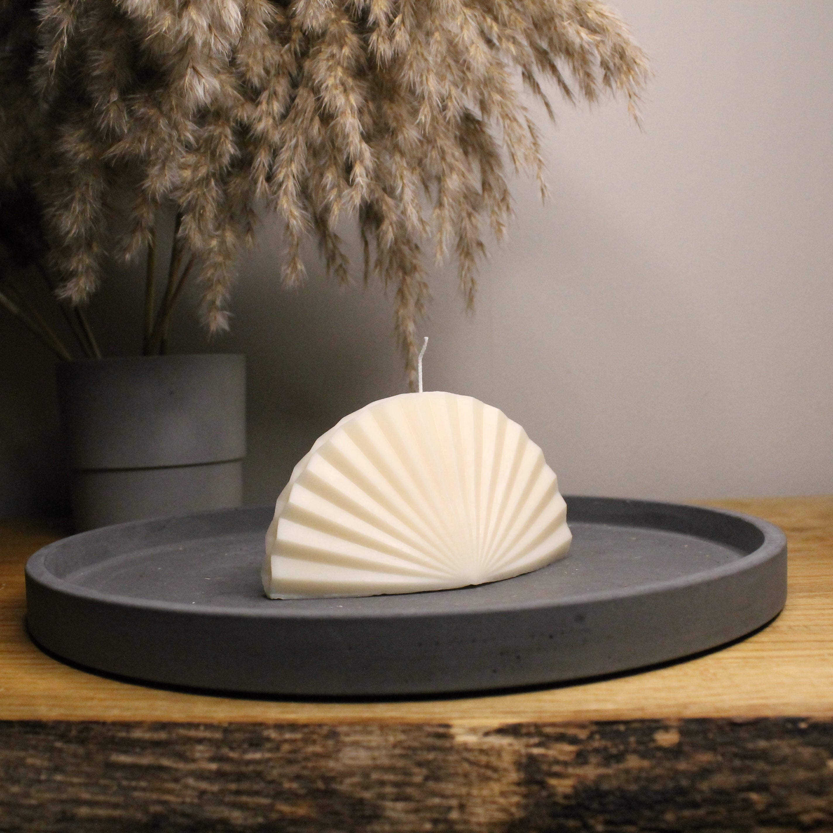 Shell Duo Soy Scented Candles - Nude Flame Candles