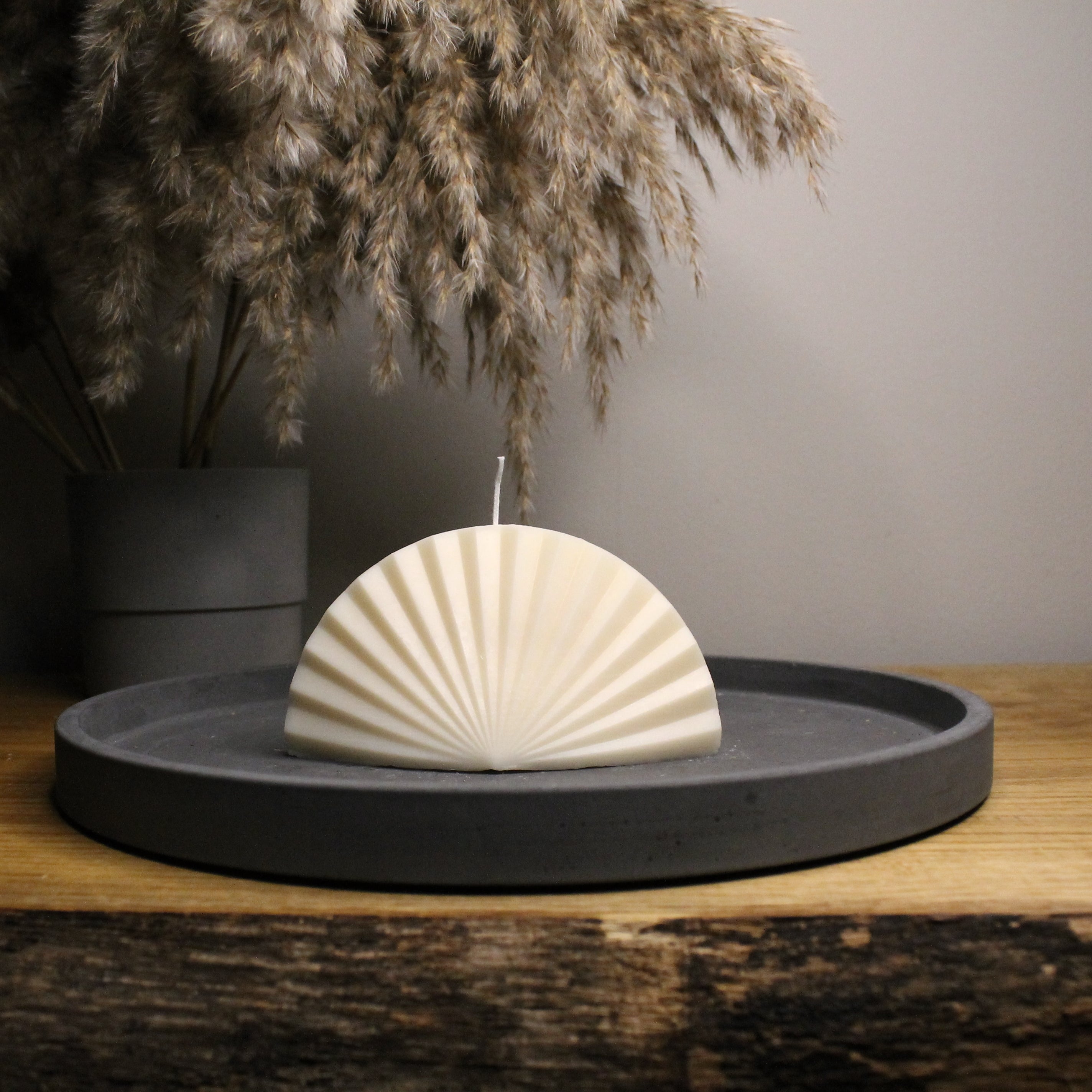 Shell Duo Soy Scented Candles - Nude Flame Candles