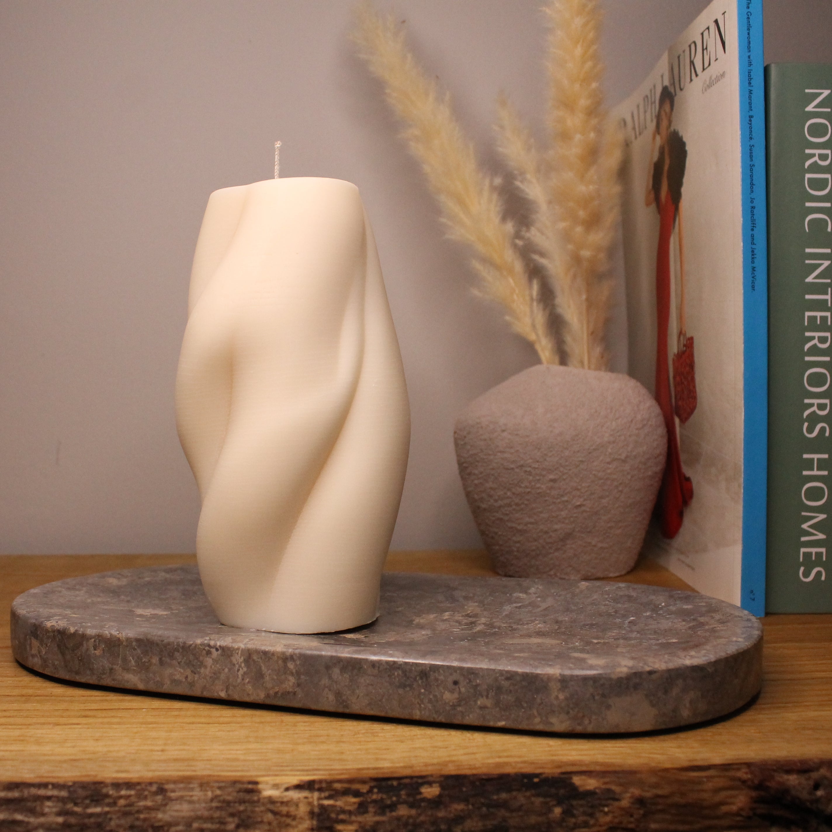 Sculpt XL Scented Soy Candle - Nude Flame Candles