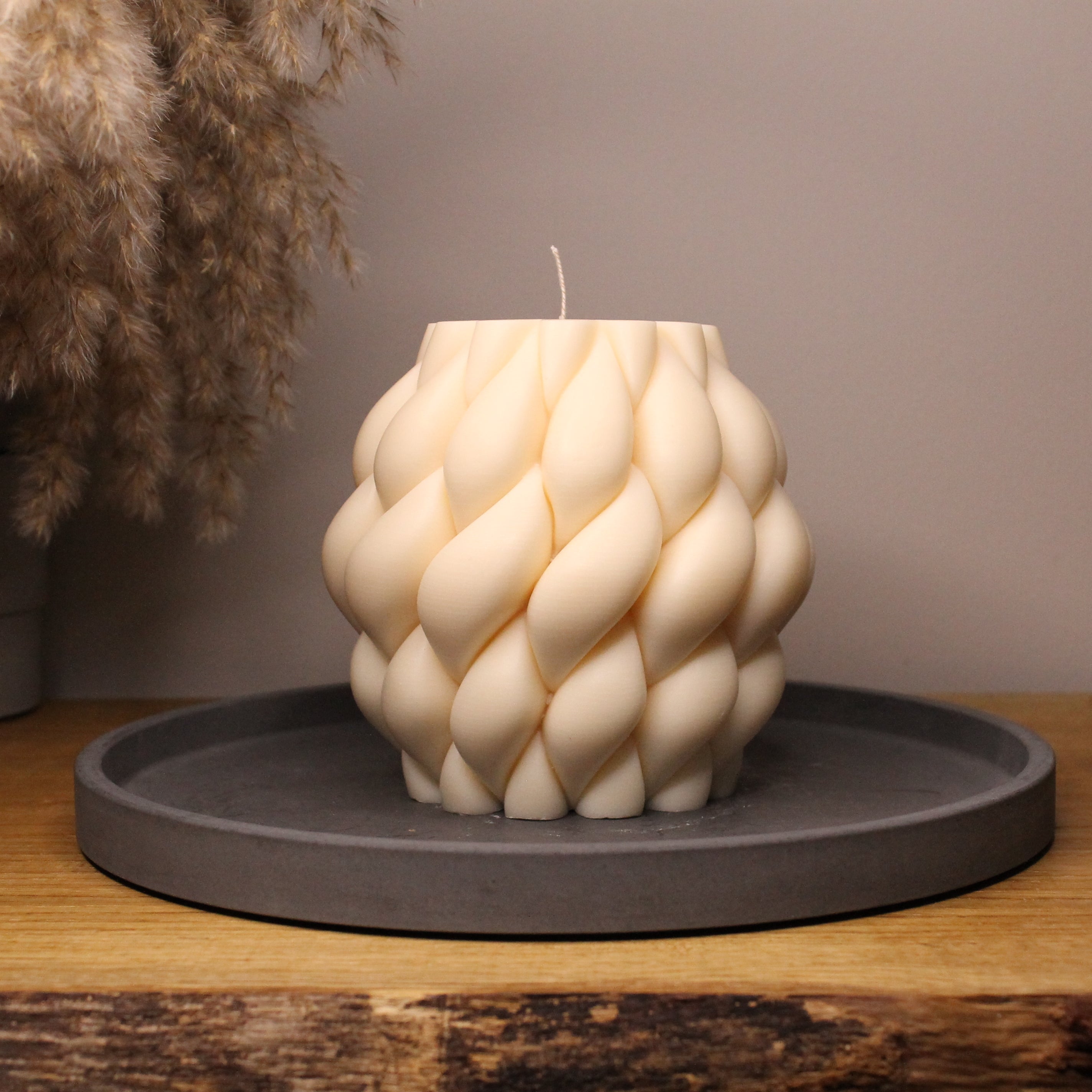 Chunky Knit XL Scented Soy Candle - Nude Flame Candles