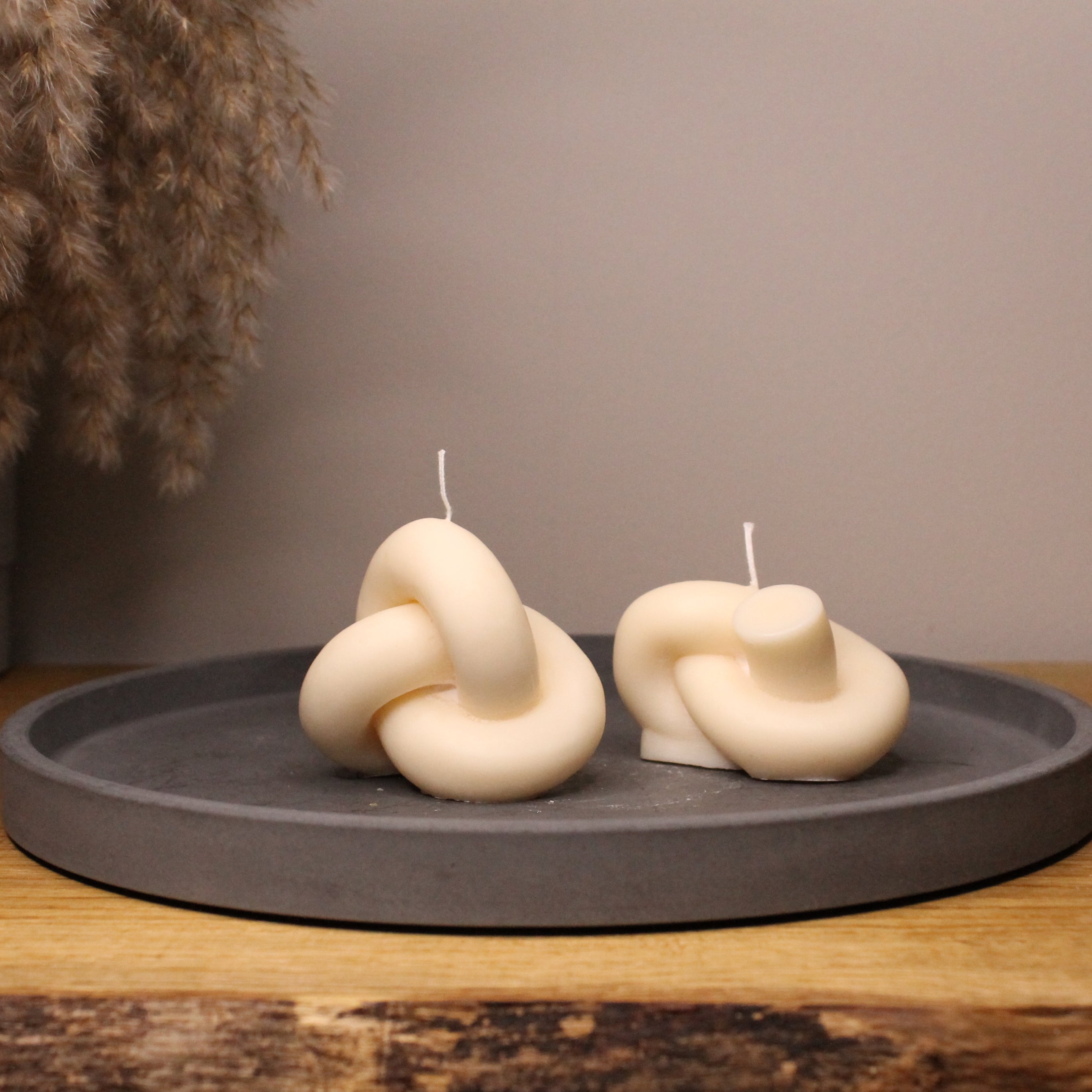 Knotty Duo Scented Candle Bundle - Nude Flame Candles