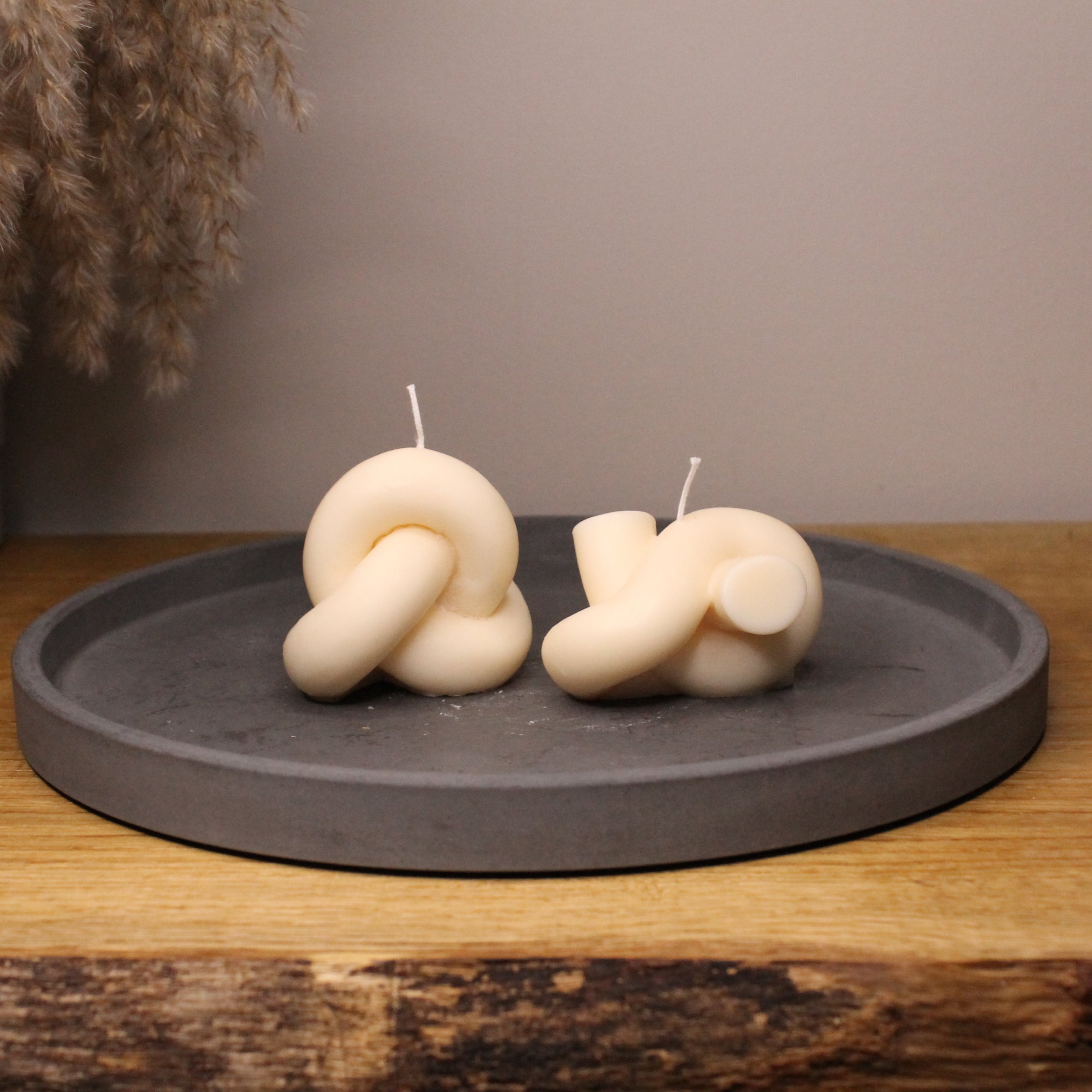 Knotty Duo Scented Candle Bundle - Nude Flame Candles