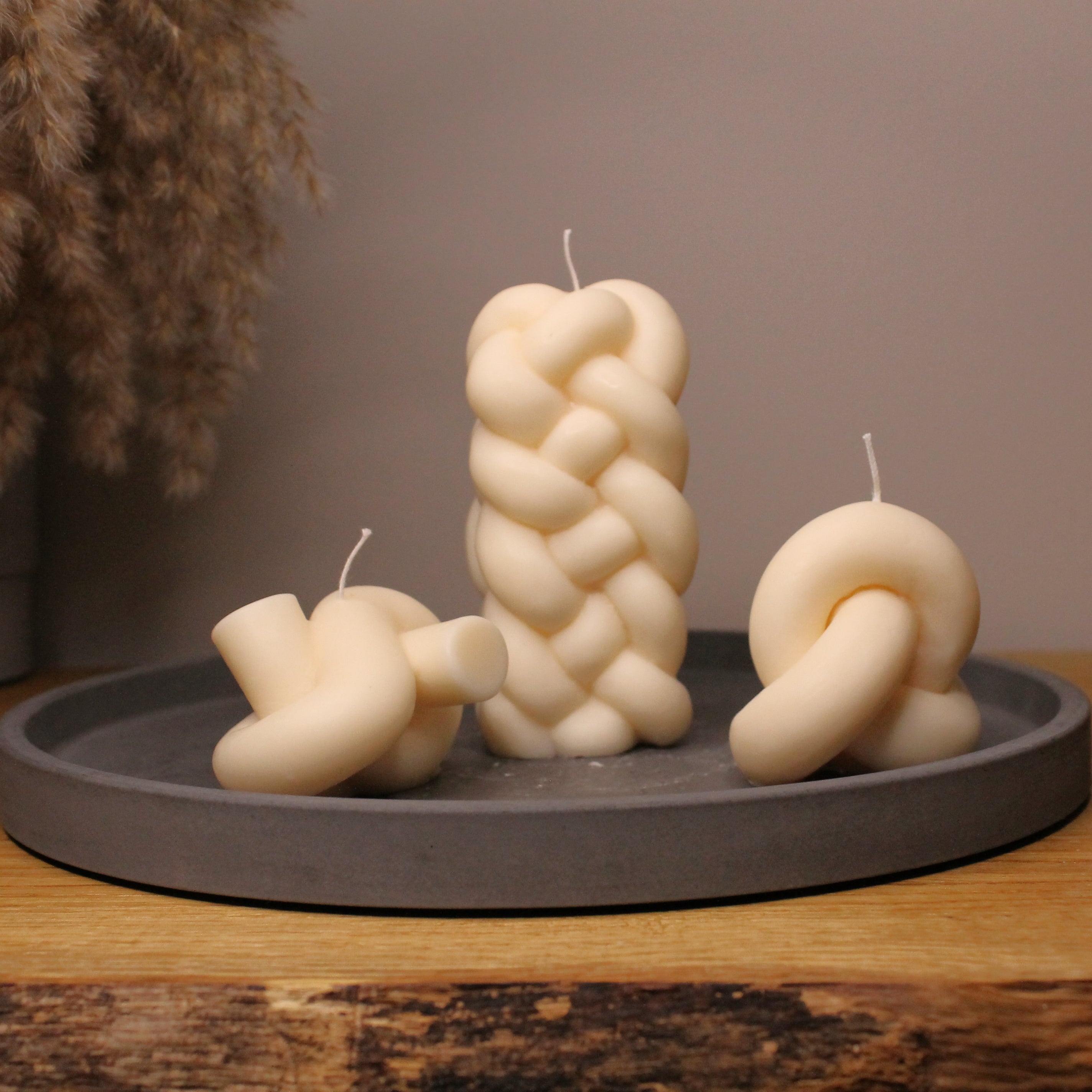 Twisted Scented Soy Candle Bundle - Nude Flame Candles