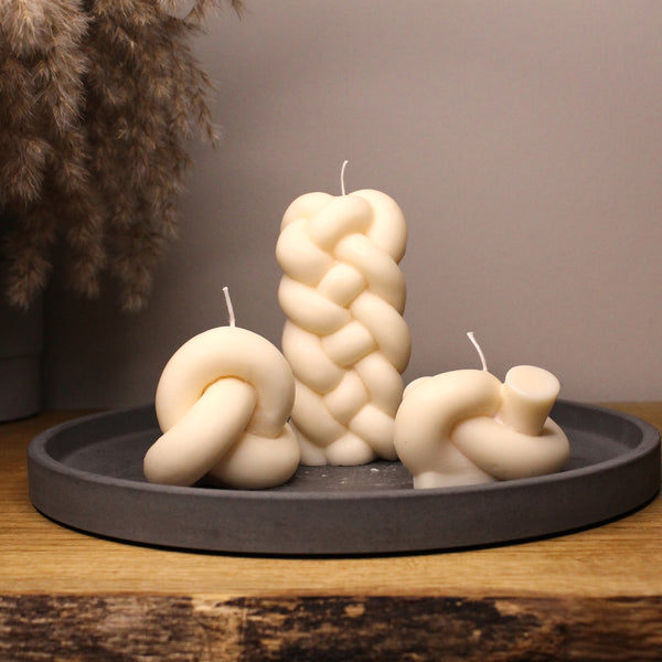 Twisted Scented Soy Candle Bundle - Nude Flame Candles