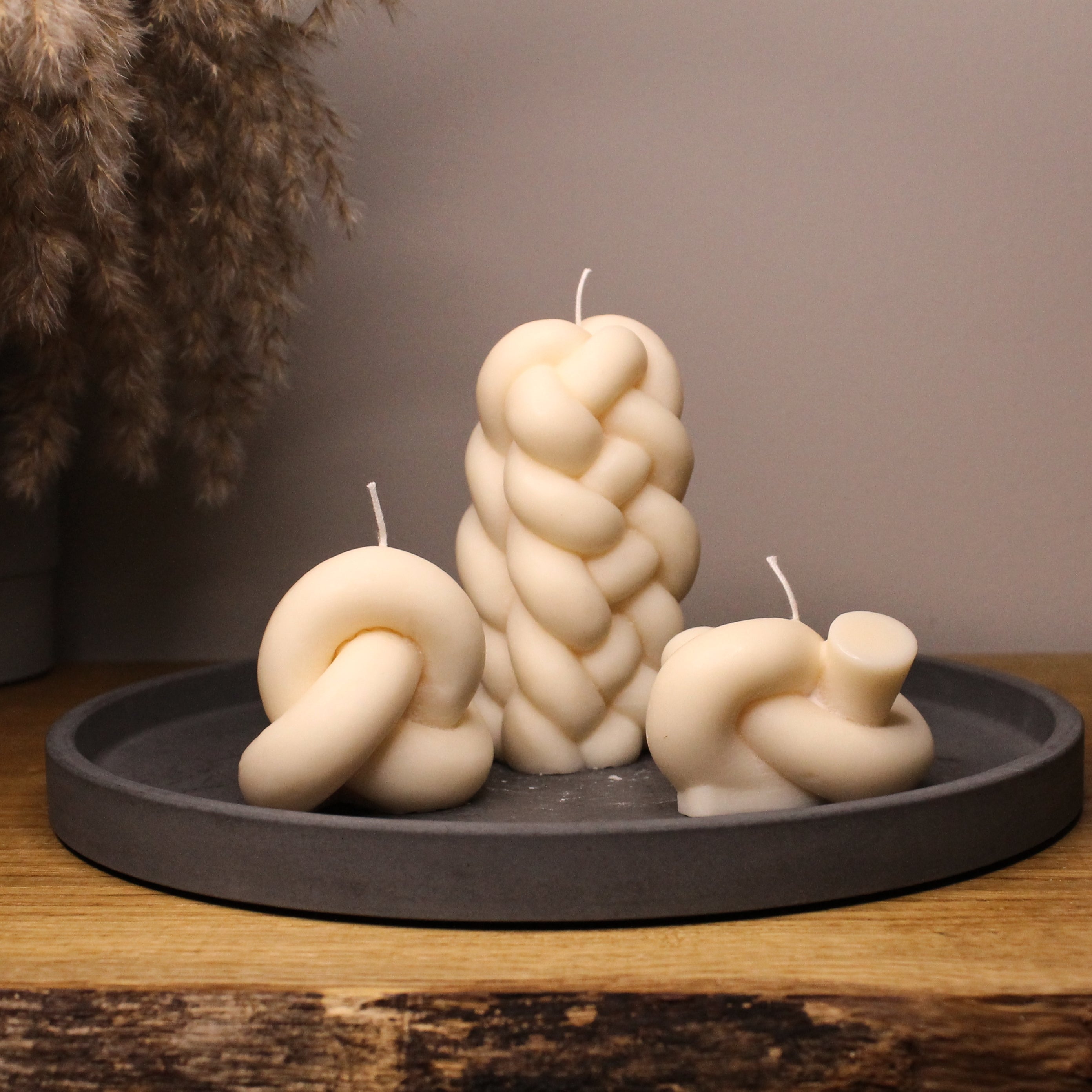 Twisted Scented Soy Candle Bundle - Nude Flame Candles