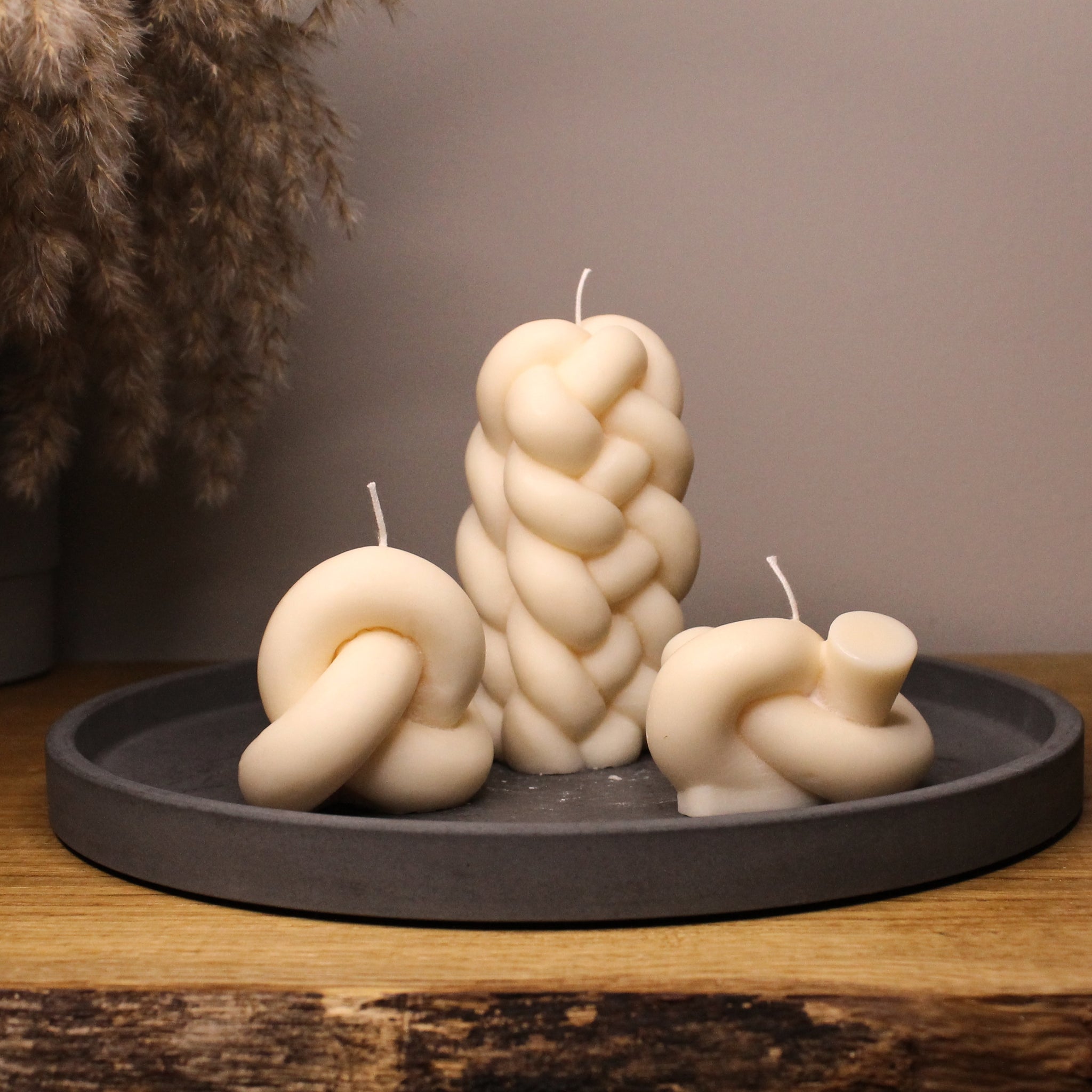 Twisted Scented Soy Candle Bundle - Nude Flame Candles