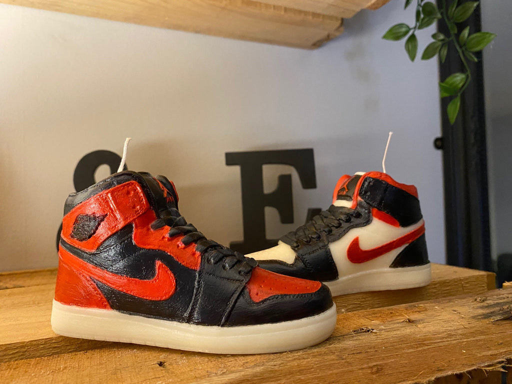 Custom Sneaker AF1/AJ1/Dunk Scented Soy Candle - Nude Flame Candles