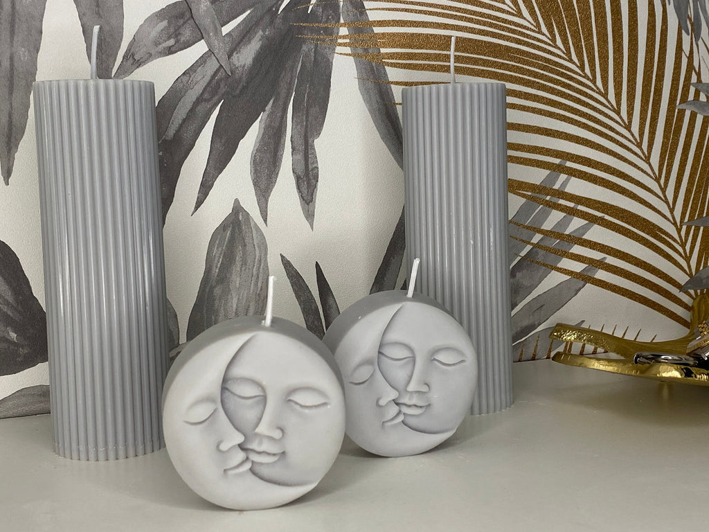 Moonie Soy Scented Candle 8cm - Nude Flame Candles