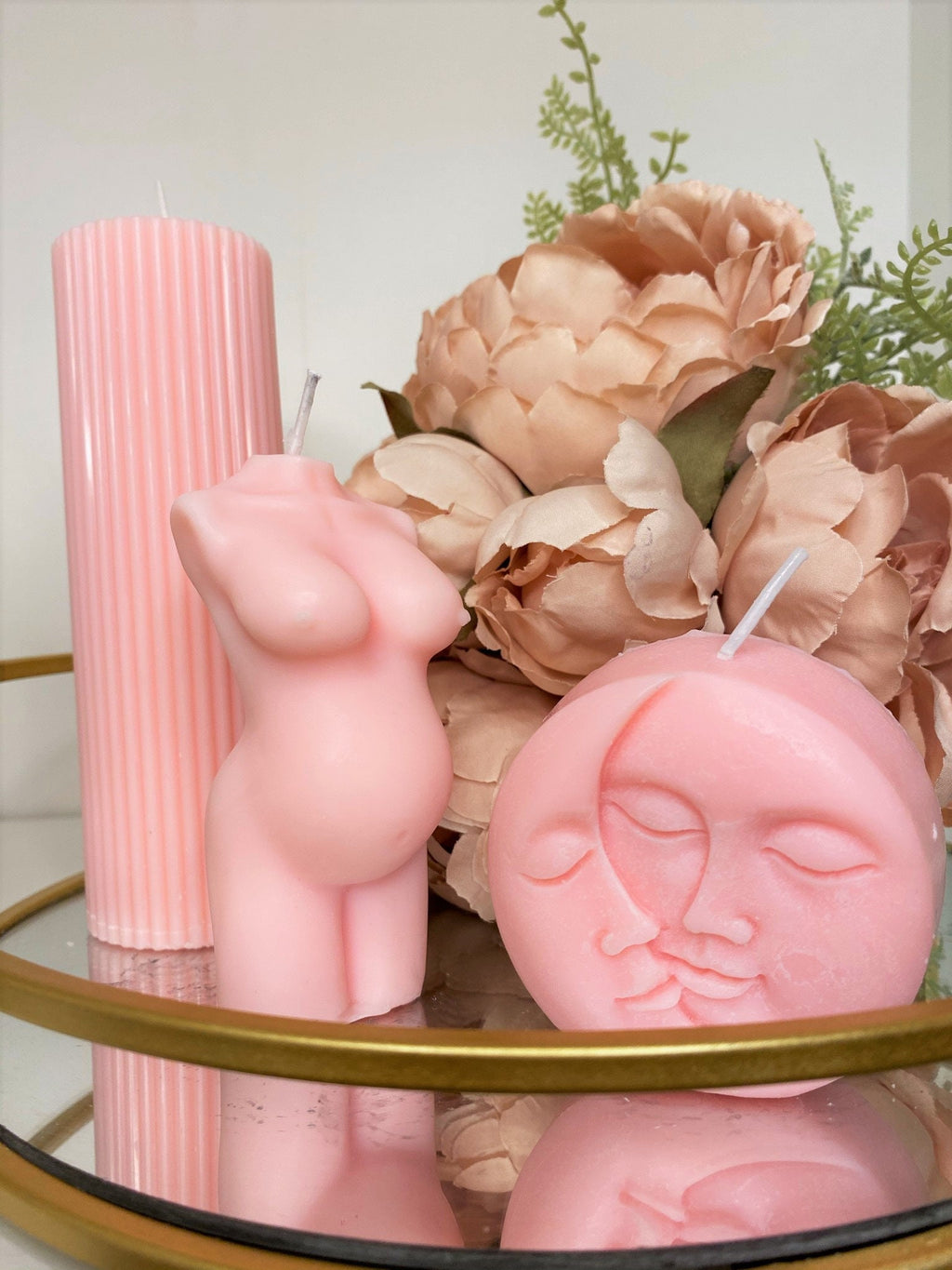 Baby Bump Scented Soy Candle - Nude Flame Candles