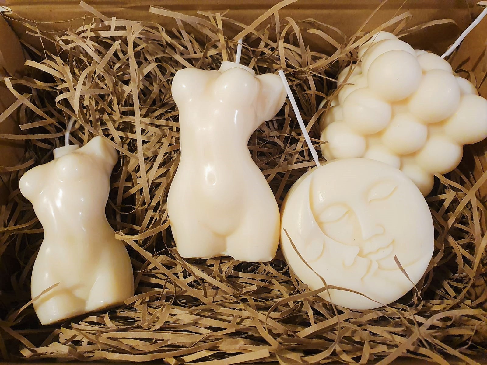 Lucy Naked Lady Scented Soy Candle 10cm - Nude Flame Candles