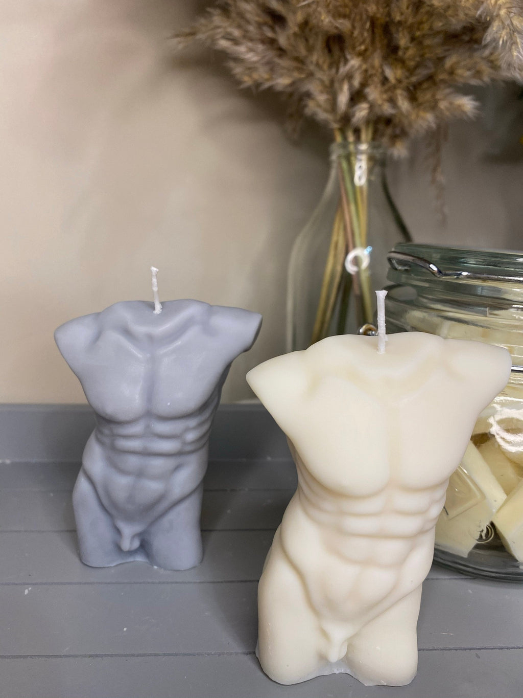 Christian Naked Male Scented Soy Candle 11cm - Nude Flame Candles