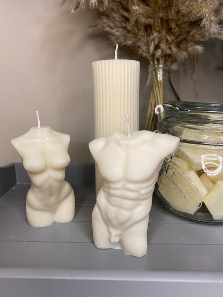 Christian Naked Male Scented Soy Candle 11cm - Nude Flame Candles