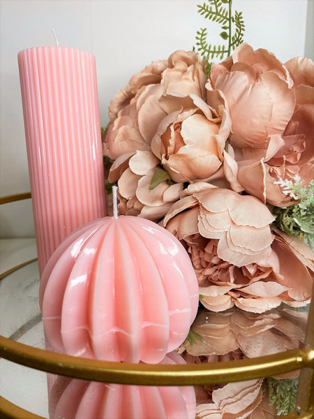 Sofia Sphere Scented Soy Candle 7cm - Nude Flame Candles