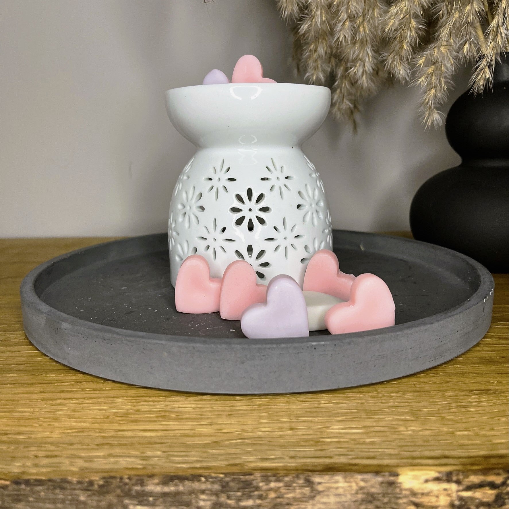 Luxury Love Heart Vegan Wax Melts Scent Inspired Jo Malone Hermes Dior Tom Ford 85g - Nude Flame Candles