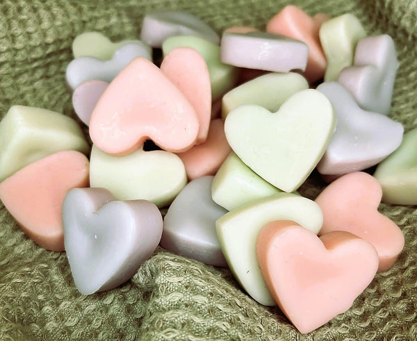 Luxury Love Heart Vegan Wax Melts Scent Inspired Jo Malone Hermes Dior Tom Ford 85g - Nude Flame Candles